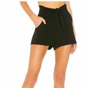 ALC	Kerry high-waisted Tie Front Crepe Shorts - Size US 2